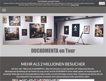 Tablet Screenshot of duckomenta.de